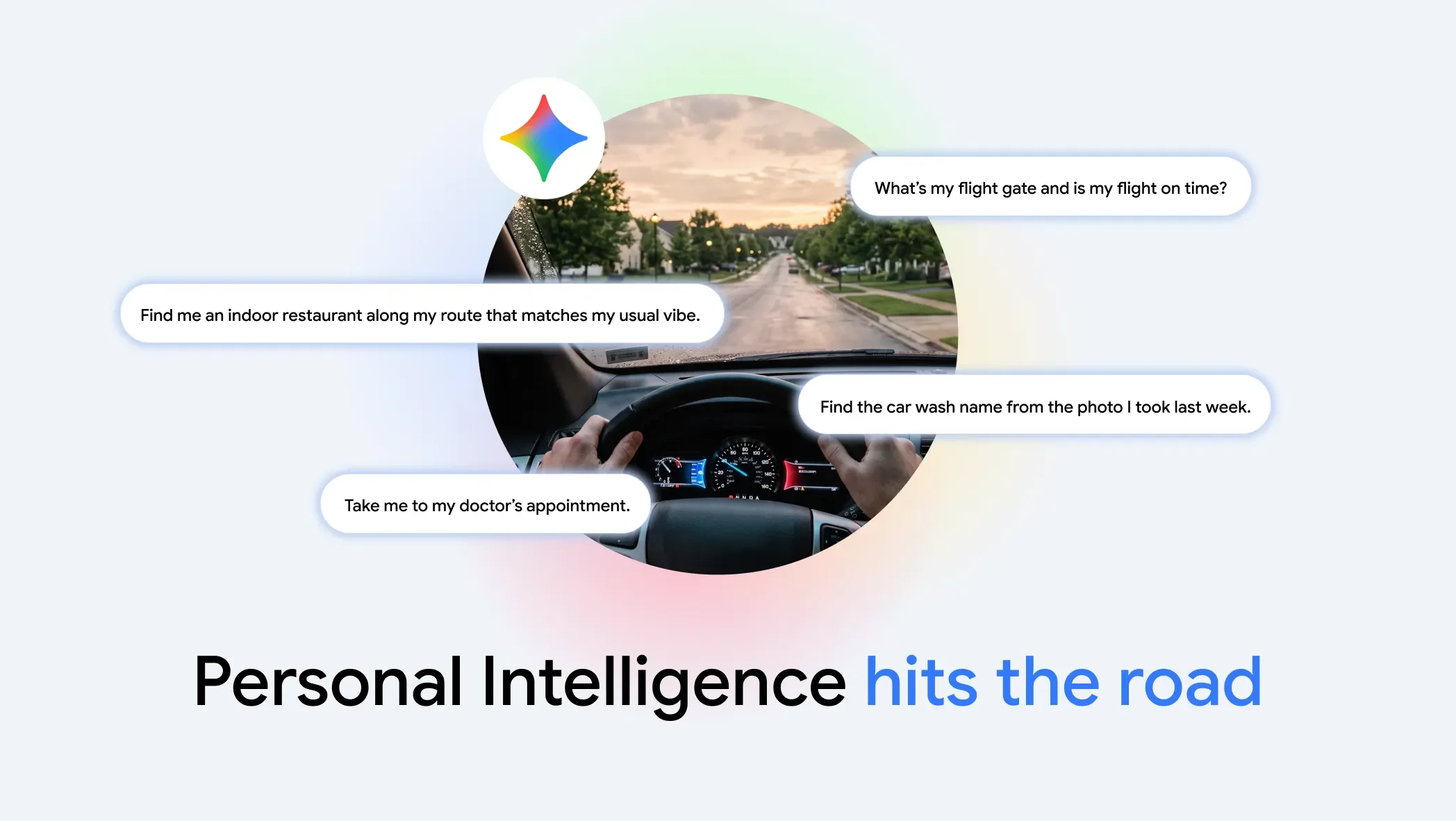 Editar informações da imagem Inteligência personalizada Gemini Android Auto